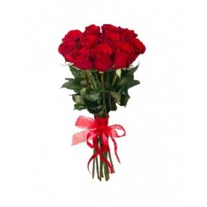 11 красных элитных эквадорских роз